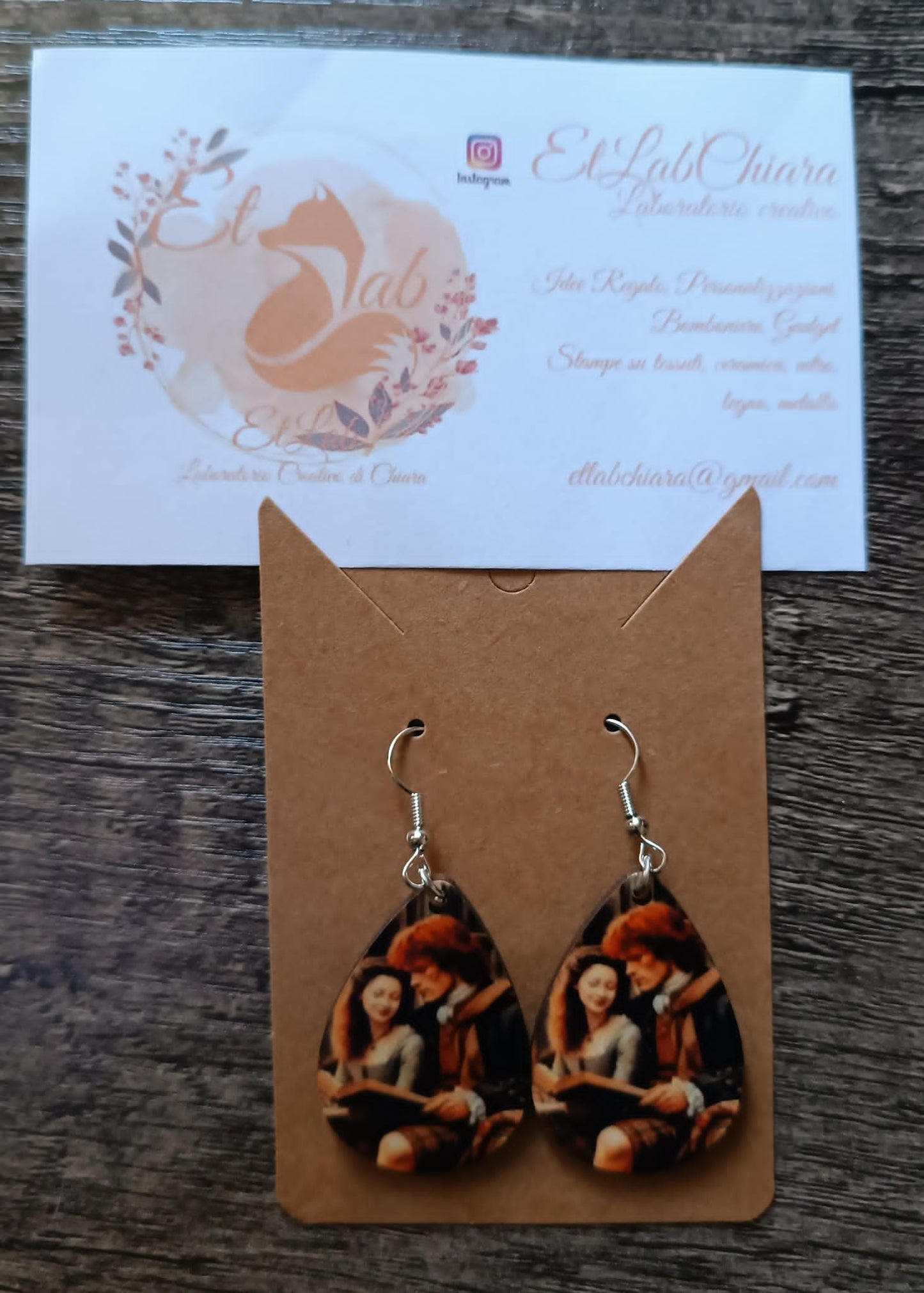 Orecchini Sassenach Outlander inspired