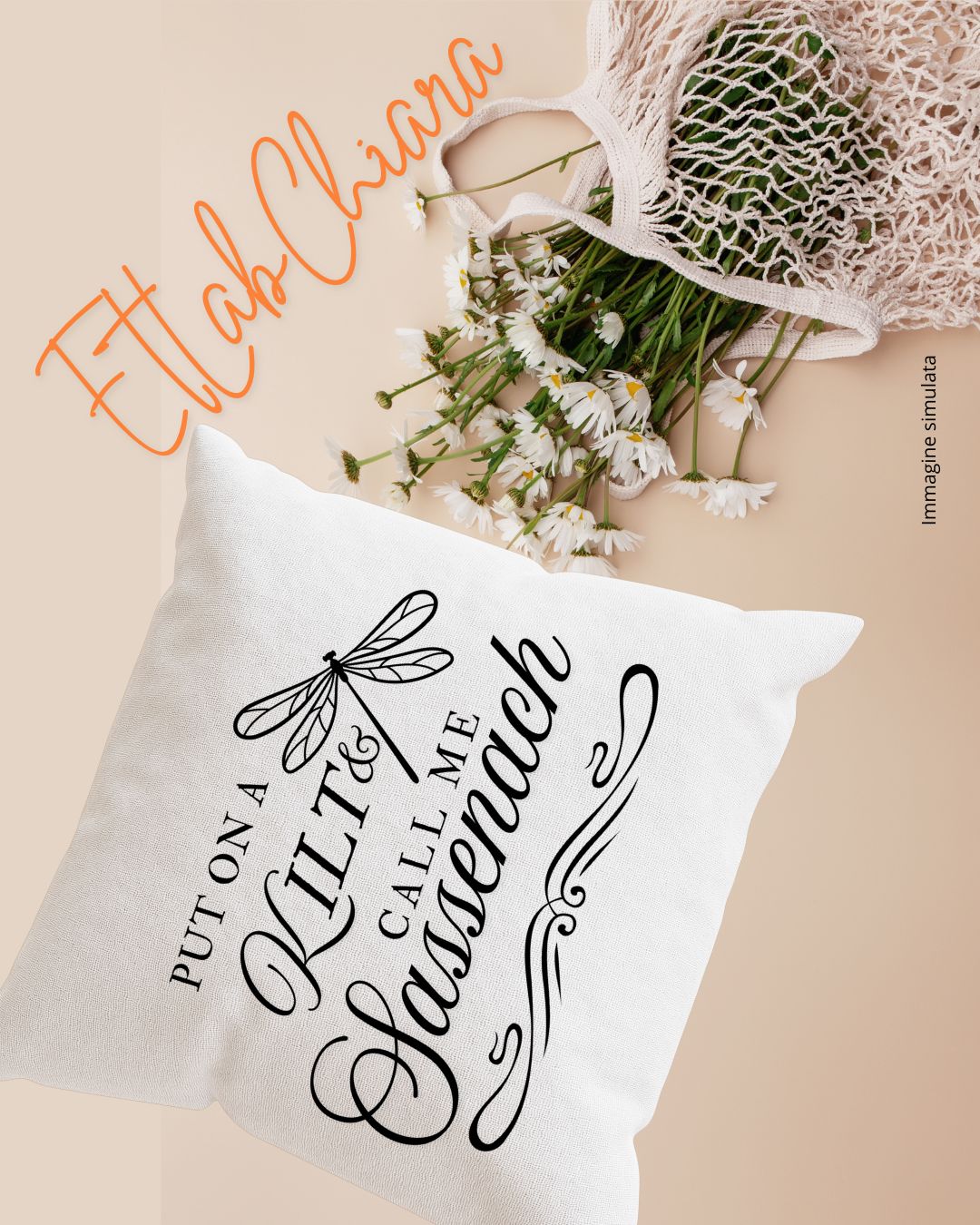 Cuscino Sassenach Outlander Inspired