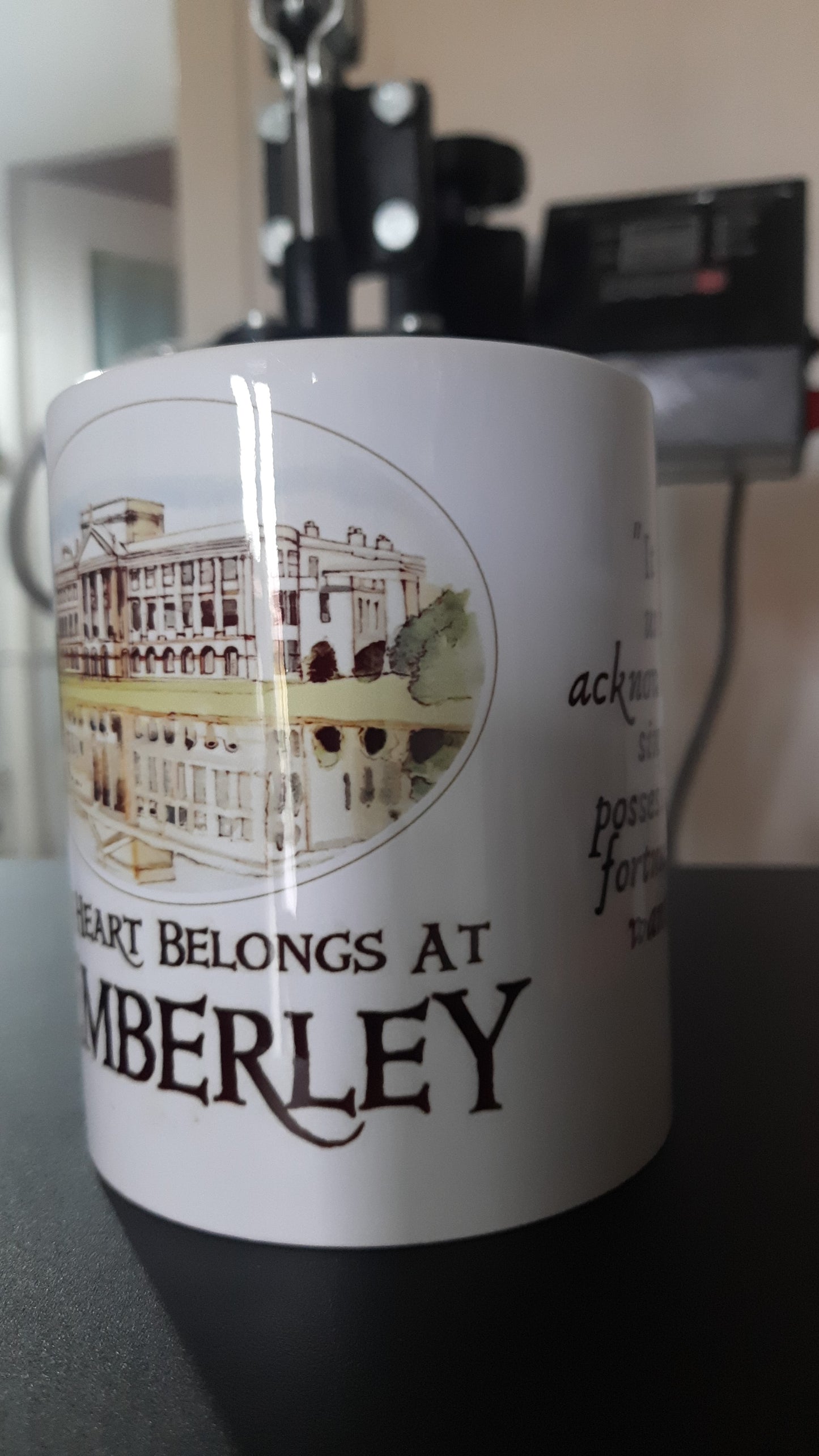 Tazza Pemberley Jane Austen