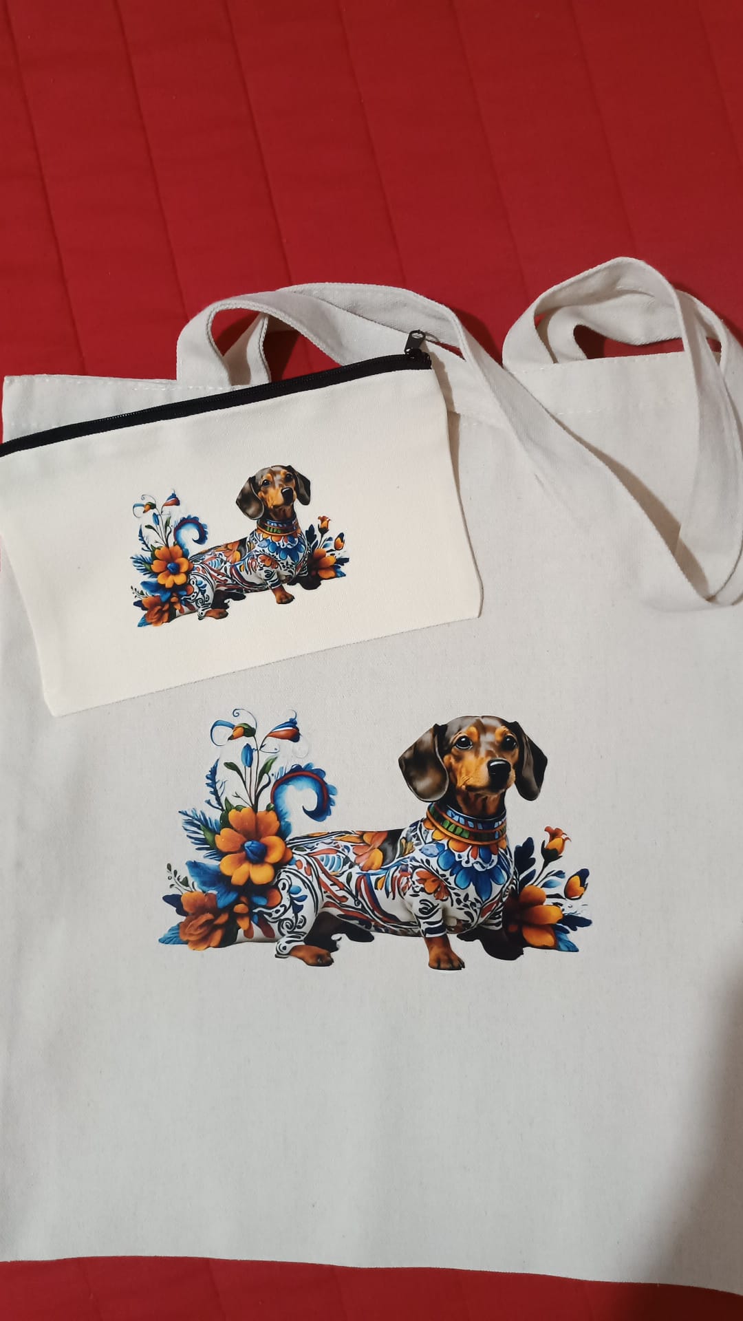 Set Borsa + pochette Bassotto