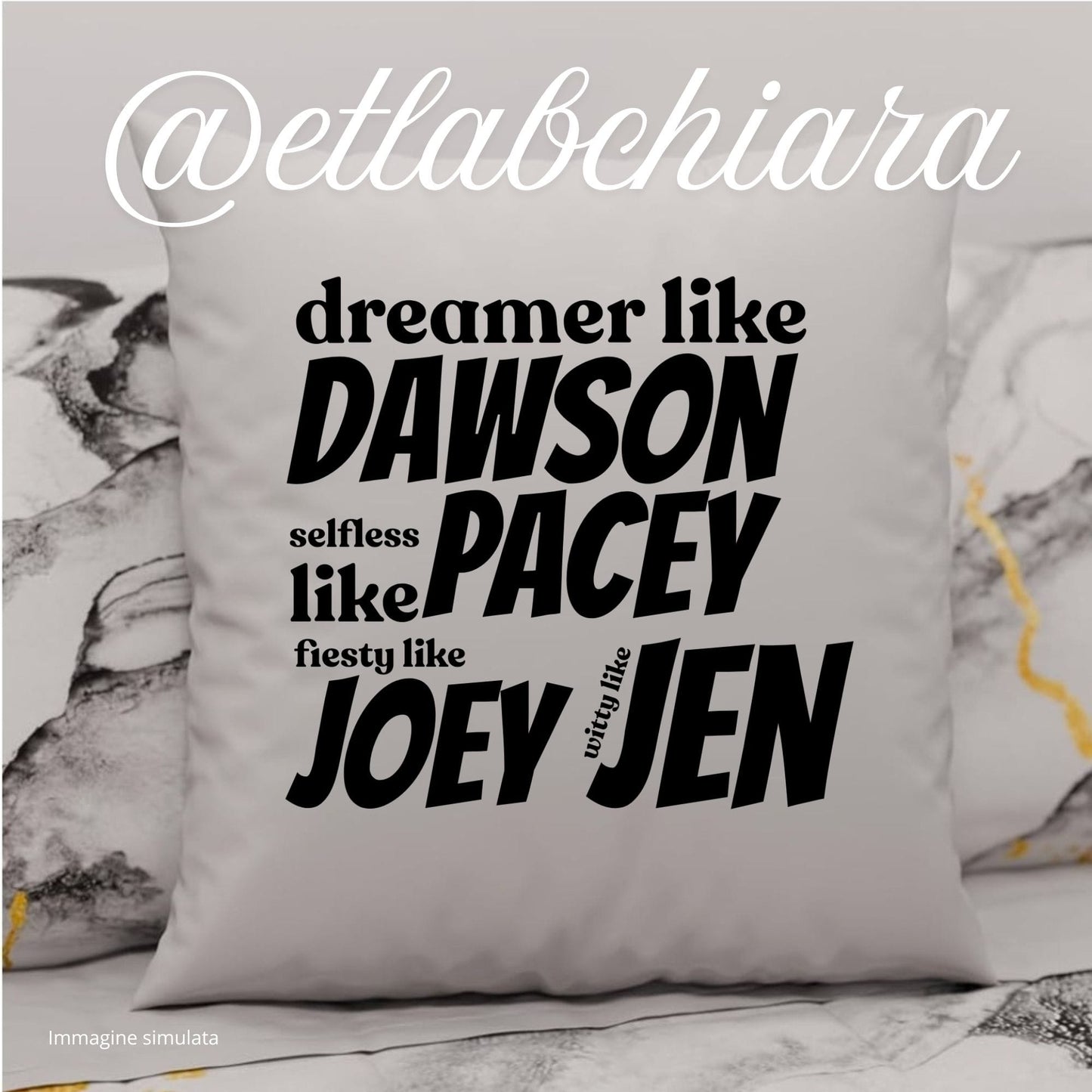 Federa cuscino Dawson's Creek Inspired