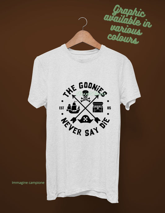 T-shirt bianca cotone Goonies