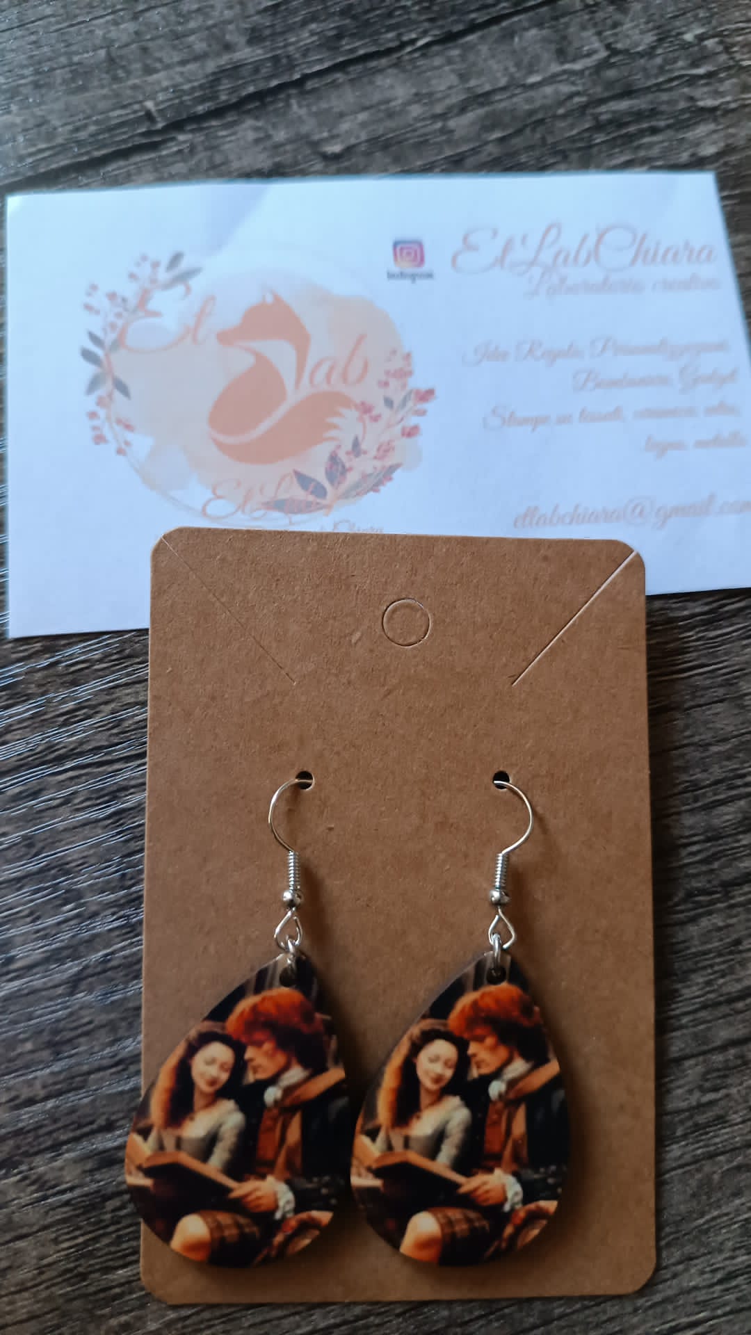 Orecchini Sassenach Outlander inspired