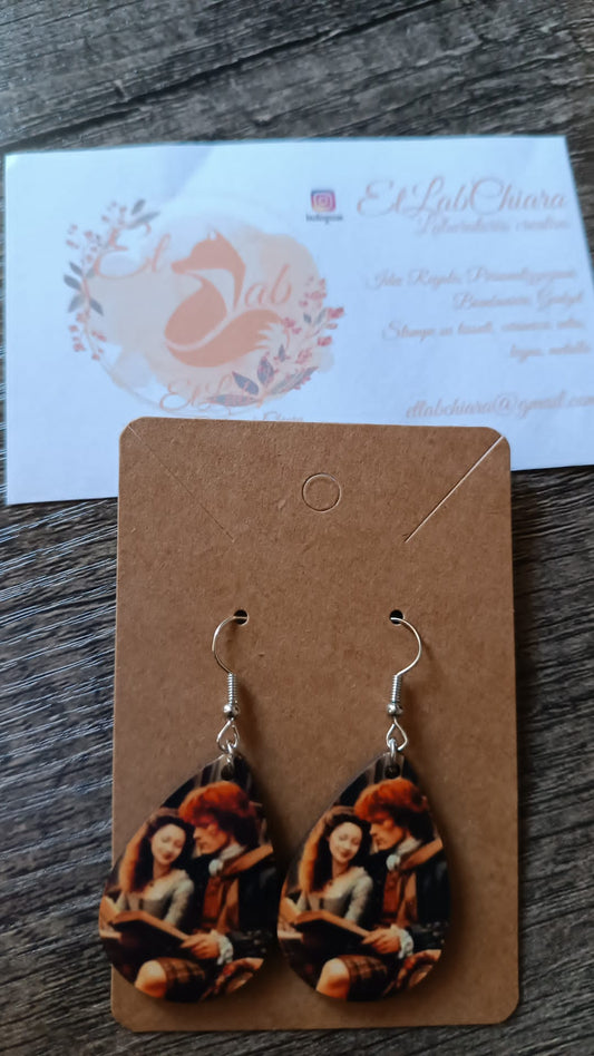 Orecchini Sassenach Outlander inspired