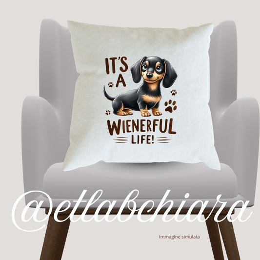 Federa decorativa Wienerful life