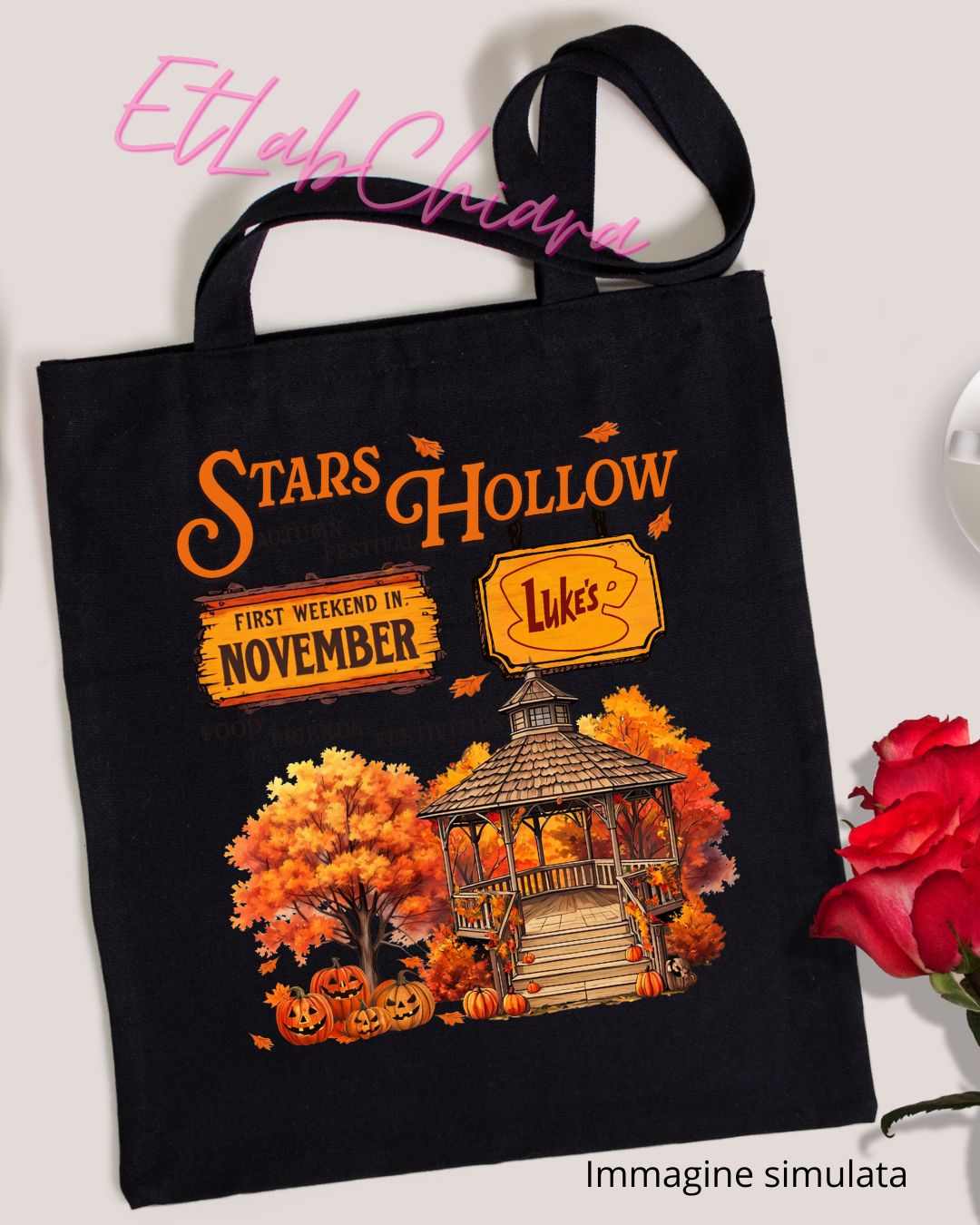 Tote Bag / Shopper Stars Hollow Fall