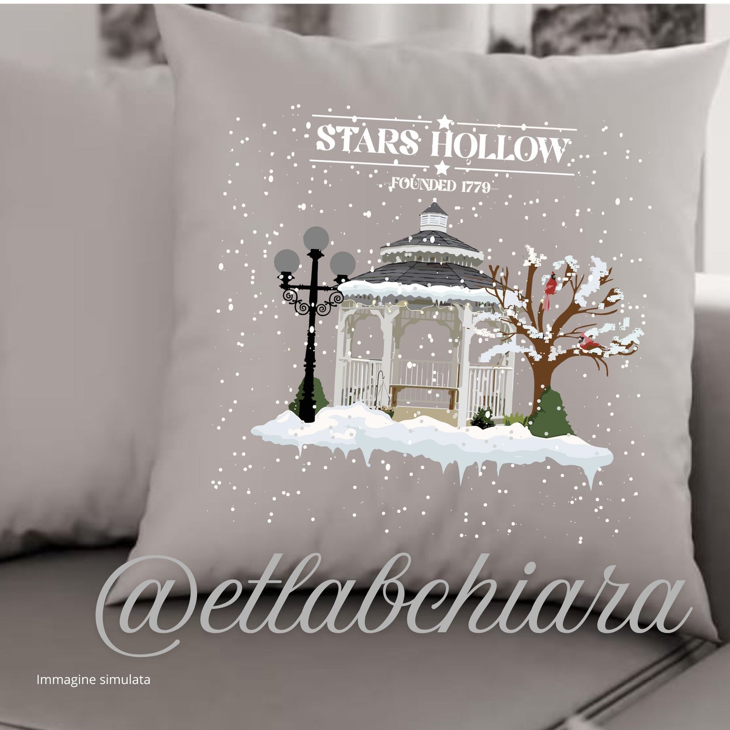 Cuscino Stars Hollow Winter