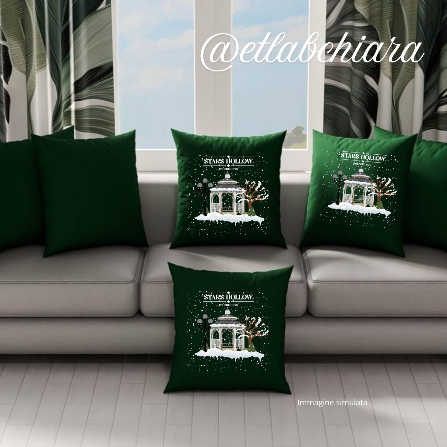 Cuscino Stars Hollow Winter