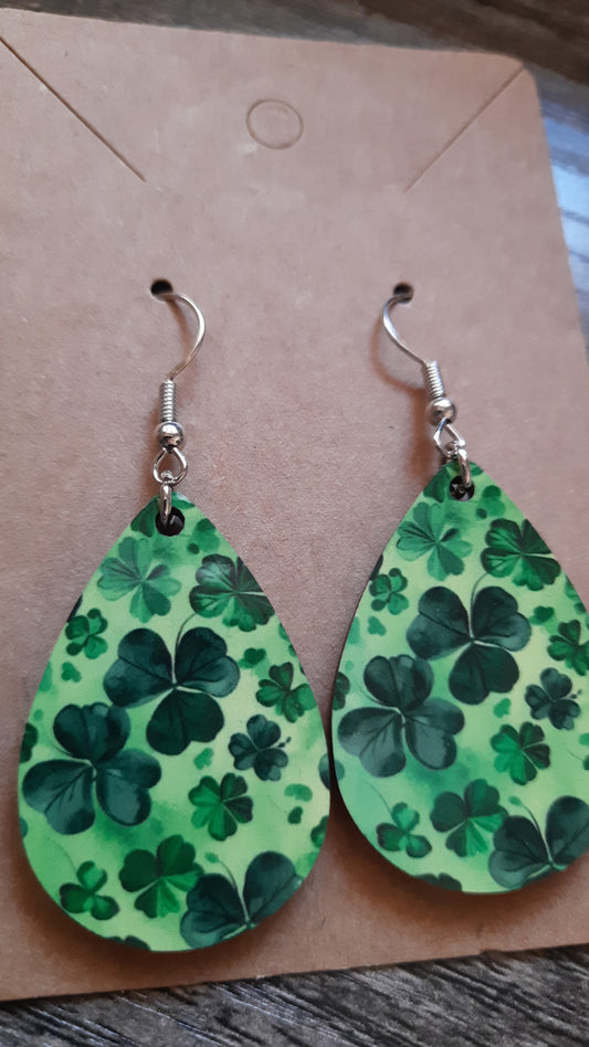 Orecchini Trifogli Irlandesi