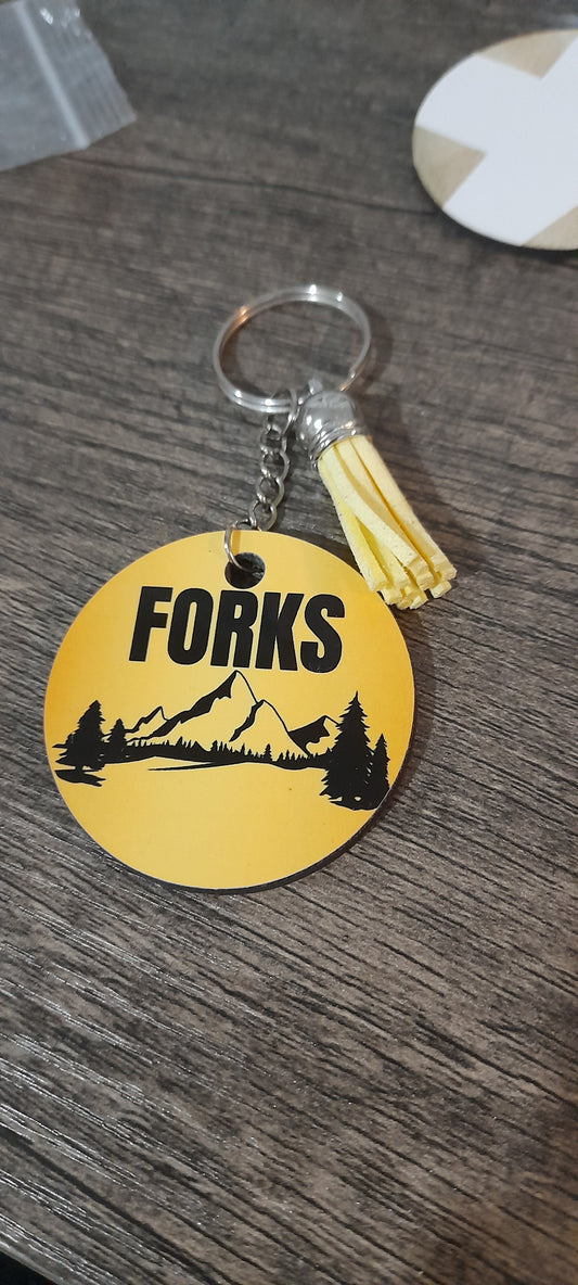 Portachiavi Forks Gold