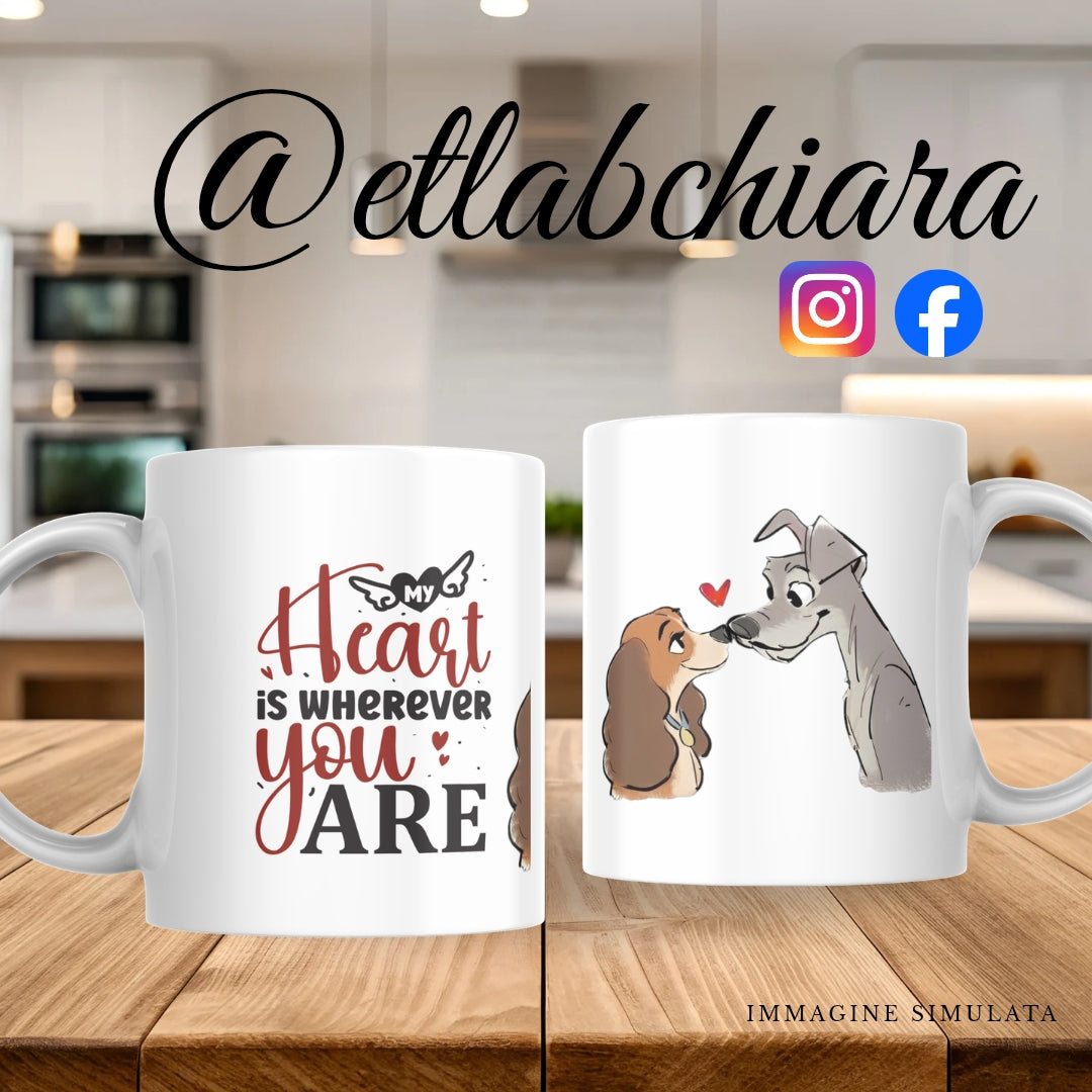 Tazza Ispirata a Lilly e il Vagabondo