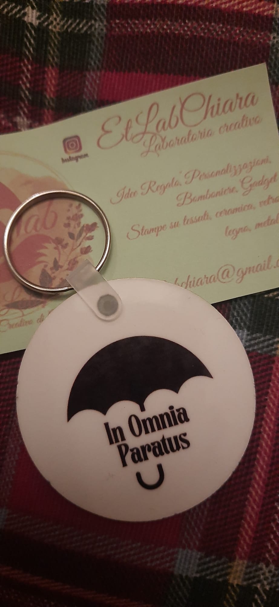 Portachiavi In Omnia Paratus