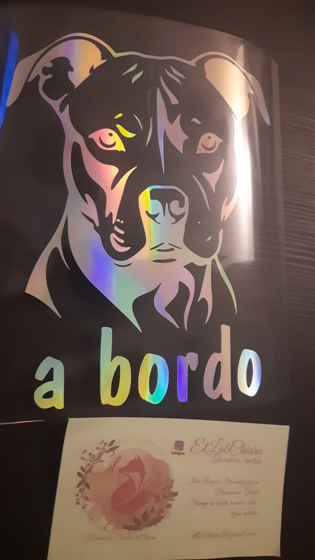 Adesivo Auto Pittbull