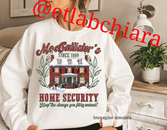 Felpa McCallister Home Security unisex