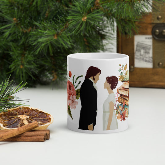Tazza a tema Orgoglio e Pregiudizio Jane Austen